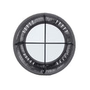 2-Piece Outdoor Sunbed and Coffee Table Set, Patio Double Chaise Lounger Loveseat Daybed with Clear Tempered Glass Table for the patio, poolside (Grey Cushion + Dark Grey Rope)