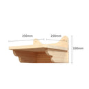 Pet Cat Climbing Frame Wall Type Solid Wood Wall Hanging Platform Ladder Pets Accessories