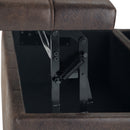 Harrison - Large Coffee Table Storage Ottoman by HouseOfZazla