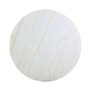 Raleigh - Pedestal Dining Table - White Marble by HouseOfZazla