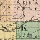Vintage Map of Muskegon County, Michigan 1873