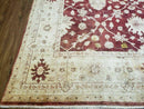 8' X 10' Handmade Peshawar Floral Oriental Wool Rug Hand Knotted Carpet Nice