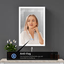 LED Lighted Medicine Cabinet with Mirror, 20"x30"
