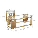 Modern Luxury Coffee Table and Side Table Set by HouseOfZazla