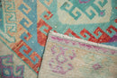 3.5x10.5 Vintage Distressed Oushak Rug Runner
