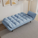 Sofa Soft Two Armrests Throw Pillow Pillow Comfortable Fit Apartment Bedroom Small Space by HouseOfZazla