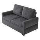 Convertible Sofa Bed Loveseat With Adjustable Backrest And USB Ports by HouseOfZazla