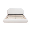 Archie Puffy Grounded - Upholstered Platform Bed by HouseOfZazla