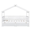 House Bed With 2 Drawers