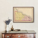 Vintage Map of Presque Isle County, Michigan 1873