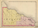 Vintage Map of Presque Isle County, Michigan 1873