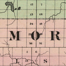 Vintage Map of Montmorency County, Michigan 1873