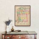 Vintage Map of Charlevoix County, Michigan 1873