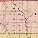 Vintage Map of Charlevoix County, Michigan 1873