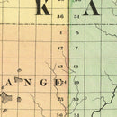 Vintage Map of Kalkaska County, Michigan 1873