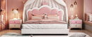 Upholstered Princess Platform Bed With Crown Headboard by HouseOfZazla