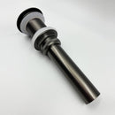 Bathroom Sink Drain without Overflow, Vessel Sink Lavatory Vanity Pop Up Drain Stopper