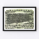 Vintage Map of Haverhill, Massachusetts 1893