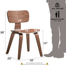 Casson - Side Chair (Set of 2) - Walnut by HouseOfZazla