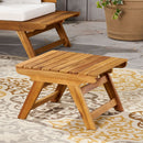 Sedona Outdoor Side Table With Open Slat Design by HouseOfZazla