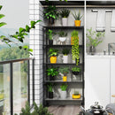 2 Pack 5 Tier Shelf Wire Shelving Unit, NSF Heavy Duty Wire Shelf Metal Large Storage Shelves Height Adjustable Utility for Garage Kitchen Office Commercial Shelving Steel Layer Shelf - Black