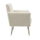 Accent Chair, leisure single sofa with Rose Golden feet
