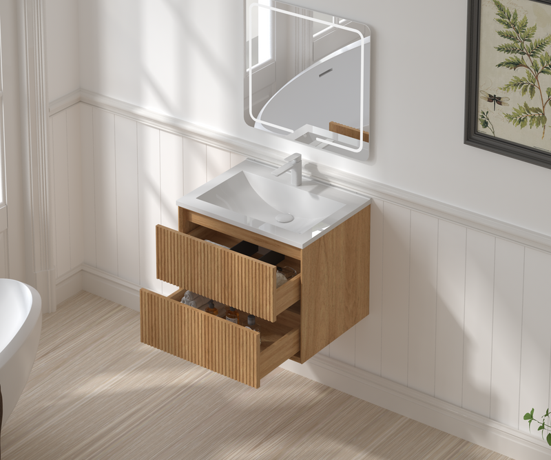 24" Floating Bathroom Vanity Set, photo 4 of 10