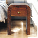 Mini Darcy - Nightstand With Curved Edges by HouseOfZazla
