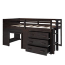 Loft Bed With Cabinet And Shelf by HouseOfZazla