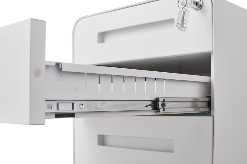 3 Drawer Mobile File Cabinet Under Desk Office,Simple Style Versatile Storage Cabinet for Legal/Letter/A4 Files, 5 Wheel Design Anti-Tilting Cold Rolled Steel Waterproof Moisture-Proof Black