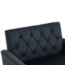 Accent Chair, leisure single sofa with Rose Golden feet