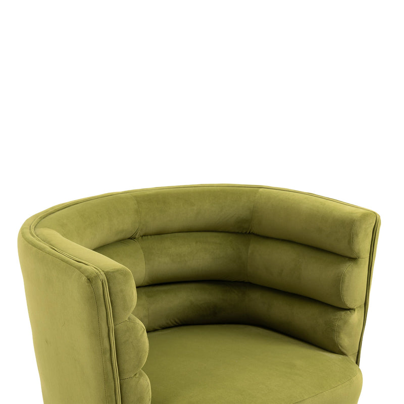 Accent Chair, leisure single chair with Golden feet