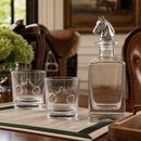 Equestrian Decanter Set with Glasses by Arthur Court Designs