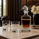 Equestrian Decanter Set with Glasses by Arthur Court Designs
