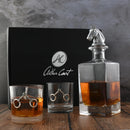 Equestrian Decanter Set with Glasses by Arthur Court Designs
