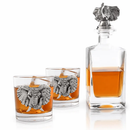 Elephant Decanter Set with Glasses by Arthur Court Designs