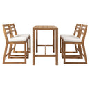 Patio Bar Set With Ergonomic Chairs by HouseOfZazla