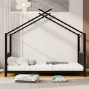 Metal House Platform Bed With Modern Design And Durable Frame by Unique Piece Furniture