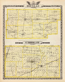 Vintage Map of Douglas County, Illinois 1876