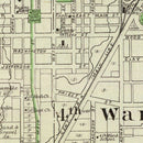 Vintage Map of Decatur County, Illinois 1876