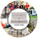 Adjustable Fabric Folding Chaise Lounge Sofa Floor Couch and Sofa (Beige)