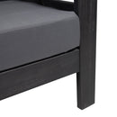 Acacia Wood Loveseat And Coffee Table Set With Cushions by HouseOfZazla