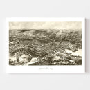 Vintage Map of Hopedale, Massachusetts 1899