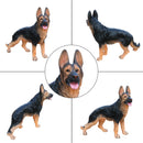 Outdoor German Shepherd Dog Statue Greeter Garden Decor