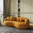 Drake - Japandi Style Curvy Boucle Sofa by Unique Piece Furniture