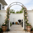 Metal Garden Arch Garden Arbor Trellis Climbing Plants Support Rose Arch Outdoor Arch by HouseOfZazla