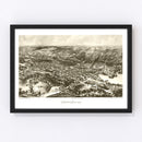 Vintage Map of Hopedale, Massachusetts 1899