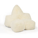 High-Back Bean Bag Chair for Adults