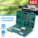 Universal Gun Cleaning Kit Gun Cleaning Brushes Mops Muff Guard w/ Carrying Case For Rifles Pistols Handguns Shotguns by GBruno Store