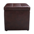 Foldable Cube Ottoman Pouffe Storage Seat by LJGDeals